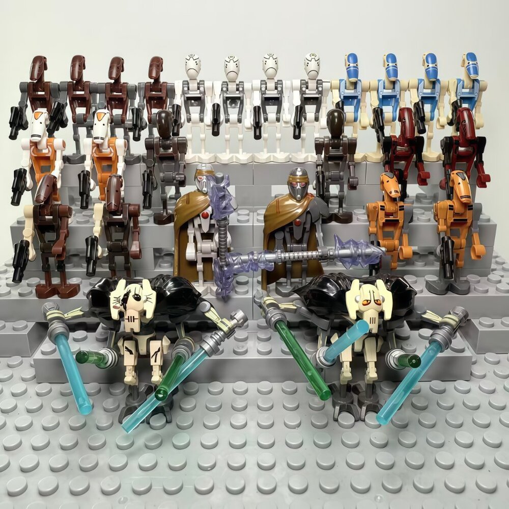 Star Wars Clone Wars Droid Army Minifigure Set – General Grievous & MagnaGuard